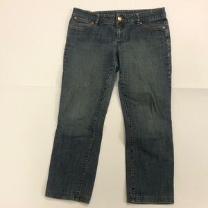 Michael Kors 12 Jeans Blue Denim Fade Straight cut 5 Pocket Excellent Condition